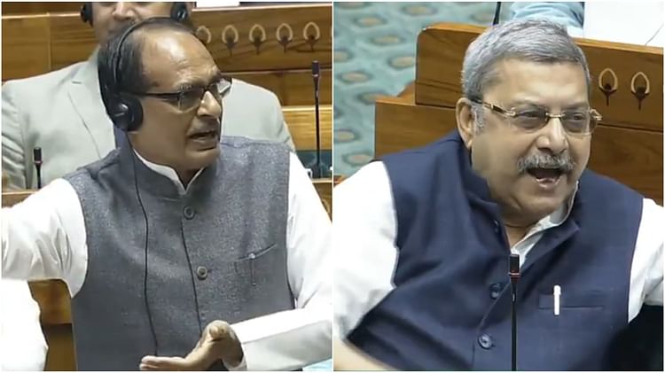 कल्याण बनर्जी और शिवराज सिंह चौहान मनरेगा के तहत वेतन संवितरण की चर्चा के दौरान