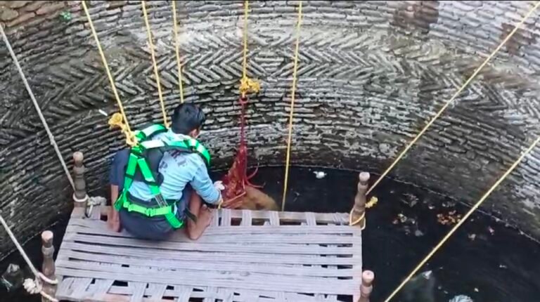 तीन दिन से लापता युवती का शव कुएं मे मिला
